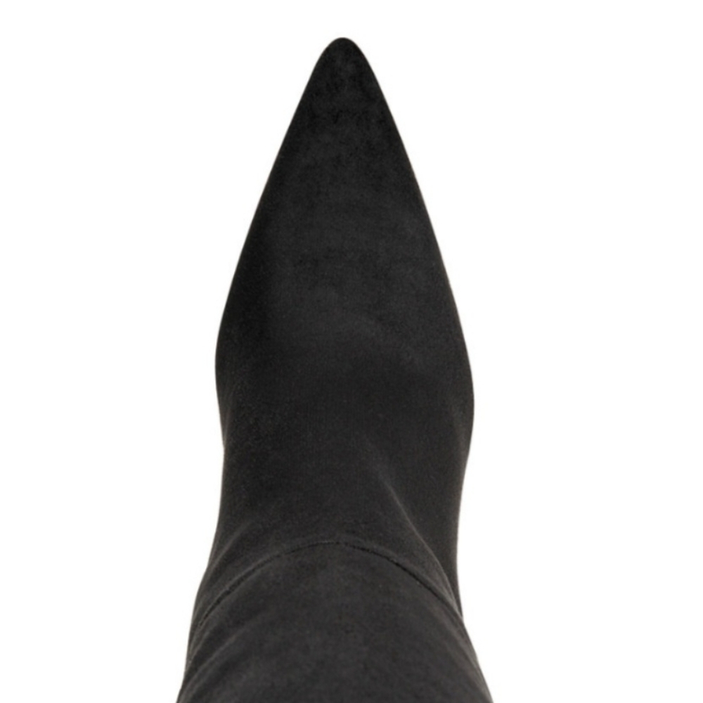 💗💘Womens AAJ By Aminah Black Boots Size 8 - 4" Heels - NWOT🧡💓 - Picture 3 of 13